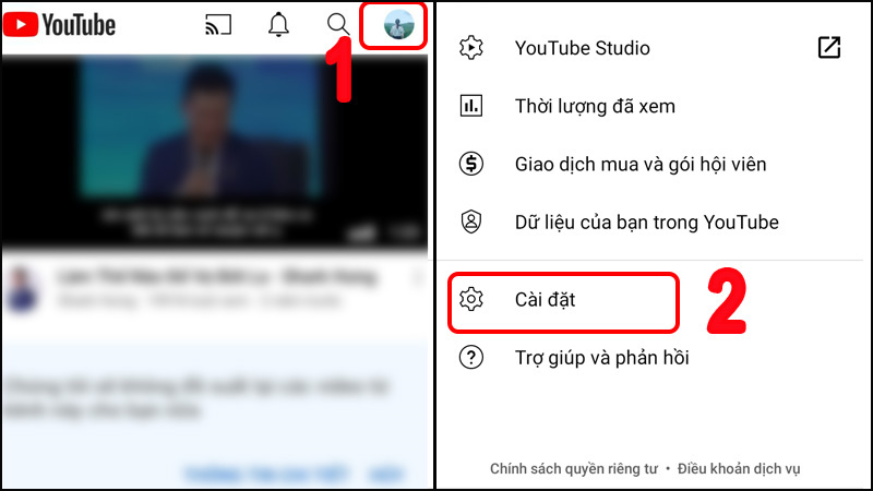 Chọn Cài đặt nhóm